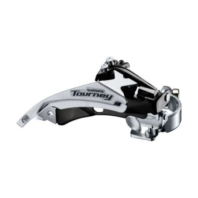 Schimbator fata 3x6/7 viteze Shimano Tourney AFDTY500TSM6, 42T, Top Swing, argintiu Ultimate FactoryBikes foto