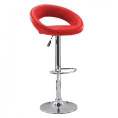 SCAUN BAR ABS 151 ROSU foto