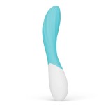 Vibrator Lelo MONA Twist, Control Aplicatie Mobila, Silicon, USB, Albastru Deschis, 19.5 cm