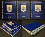 MASONERIE Ritualul Ucenicului, Calfei, Maestrului 3 Volume Marea Loja Nationala din Romania 135, 78, 88 pag Stare f buna Ritual Regulament Initiere...
