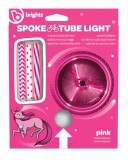 Cumpara ieftin Lumini tubulare LED pentru roti bicicleta, SpinBrightz, roz