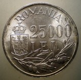 R.116 ROMANIA MIHAI I 25000 LEI 1946 XF/AUNC EROARE RARA 4