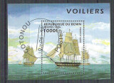 Benin 1996 Ships, perf. sheet, used AB.003, Stampilat