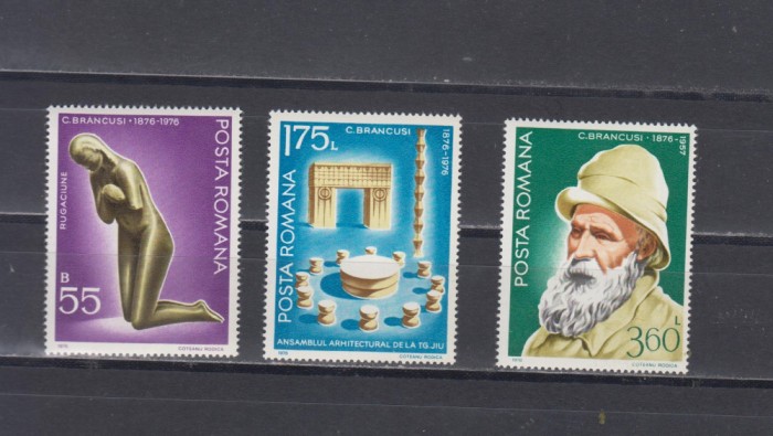M1 TX3 9 - 1976 - Centenarul nasterii lui C Brancusi
