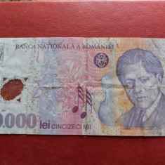 Bancnota 50.000 lei 2001,Romania