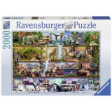 Puzzle Animale, 2000 piese, Ravensburger
