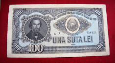 Bancnota 100 lei 1952 foto