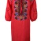 Rochie traditionala R24, rosu , marimea L