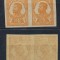 ROMANIA 1917 emisiunea Moscova timbru neemis 50 bani Ferdinand in pereche MNH