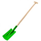Cazma dreapta cu coada de lemn, maner T 15G017