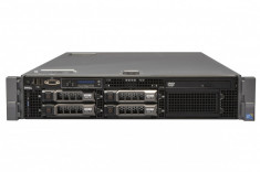 Dell PowerEdge R710, 2 x Quad Core Xeon E5630 2,53 GHz, 8 GB RAM, 4xLFF, Perc 6i, iDrac6 Ent, 2x 870W, 2 Ani Garantie foto