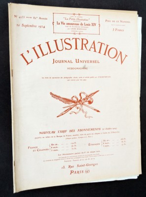 Revista L&amp;#039;Illustration NR. 4255 Franta 1924 / 20 sept. foto