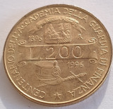 Monedă 200 lire 1996 Italia, Guardia di Finanza