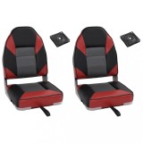 VidaXL Set cu scaun pentru barcă, pliabil, 4 piese, spătar &icirc;nalt