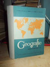 V. HILT - GEOGRAFIE * MANUAL PENTRU CLASA A IX-A , 1964 foto