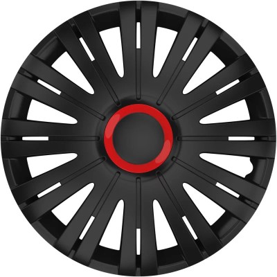 Set capace roti auto Cridem Active RR 4buc - Negru/Rosu - 15&amp;#039;&amp;#039; Garage AutoRide foto