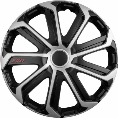 Set capace roti auto Cridem Evo 4buc - Negru/Argintiu - 16&amp;quot;&amp;#039; Garage AutoRide foto