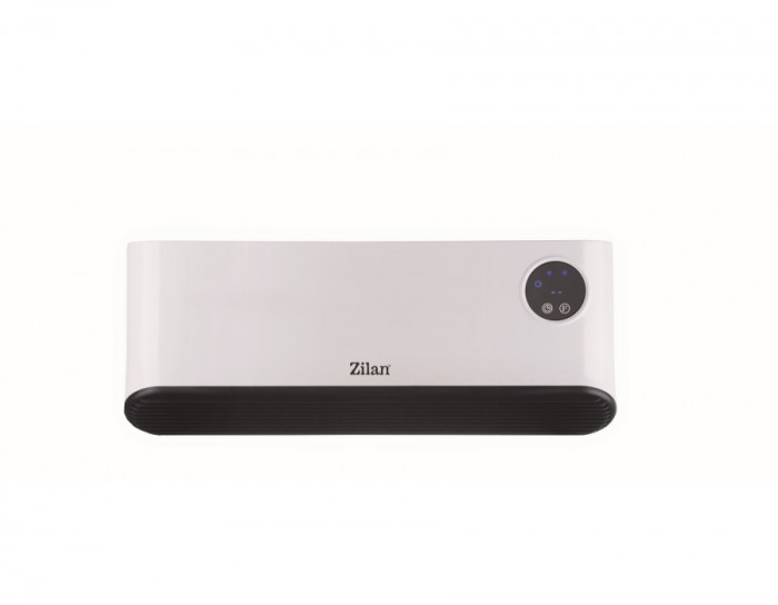 Aeroterma de perete Zilan ZLN5626 Alba, putere 2200W, ecran LED, detector de ferestre deschise