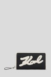 Karl Lagerfeld portofel K/SKUARE culoarea negru, A3W32024
