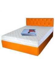 Saltea ortopedica, Jupiter Memory One 160x200x24cm, cu spuma poliuretanica, memory foam 4 cm, husa detasabila, tricot Silver Care, hipoalergenica, fer