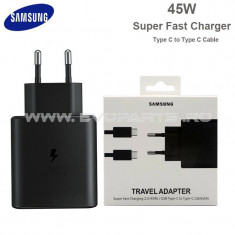 Incarcator Super Fast 45W Samsung USB-C Original Nou Tab Cablu