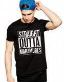 Cumpara ieftin Tricou negru barbati - Straight Outta Maramures - XL, THEICONIC