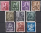 Spania 1954 - Anul Marian, religie, serie neuzata
