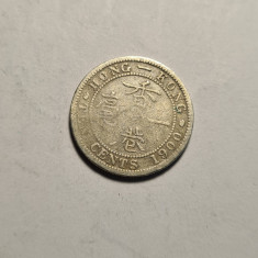 Hong Kong 10 Cents Centi 1900 Regina Victoria