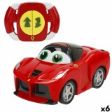 Mașină Radio Control Ferrari 13 x 6,5 x 7,5 cm (6 Unități)
