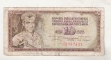 bnk bn Iugoslavia 10 dinari 1968 circulata P# 82b