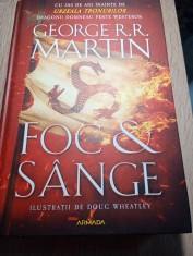 Foc și s&acirc;nge - George RR Martin (2019, ilustrata, cartonata)