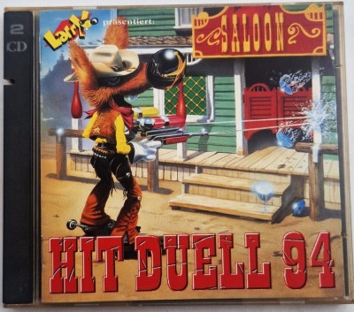 Various &amp;lrm;&amp;ndash; Larry Pr&amp;auml;sentiert - Hit Duell 94 NM / NM dublu cd Columbia Germania 1994 foto