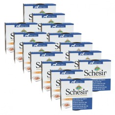 Schesir dog Adult - pe?te de ocean ?i ton 14 x 85 g foto