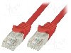 Cablu patch cord, Cat 6, lungime 2m, U/UTP, LOGILINK - CP2054U