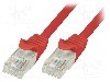 Cablu patch cord, Cat 6, lungime 2m, U/UTP, LOGILINK - CP2054U foto