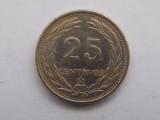 25 CENTAVOS 1986 EL SALVADOR
