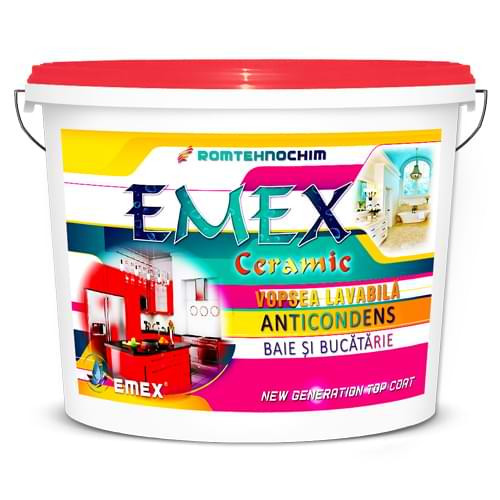 Vopsea Lavabila Anticondens &ldquo;Emex Ceramic&rdquo; - Crem Pastel - Bid. 15 L