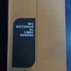 Mic Dictionar Al Limbii Romane - Ana Canarache Vasile Breban ,546401