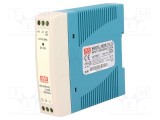 Alimentator pulsatoriu MEAN WELL 10W 12VDC 0,84A pentru şină DIN