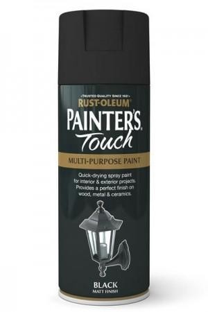 Vopsea Spray negru mat Painter&rsquo;s Touch Matt Black 400ml