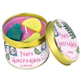 Lumanare parfumata 180g You&#039;re Gincredible (Cutie metalica), Bomb Cosmetics