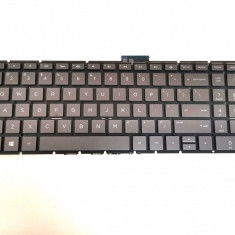 Tastatura Laptop, HP, 250 G6, 255 G6, 256 G6, 258 G6, iluminata, gri, layout US