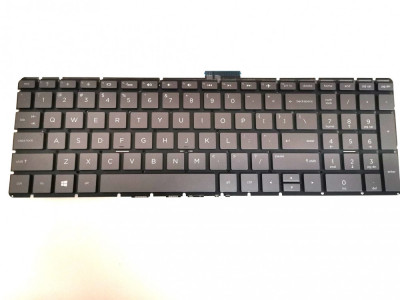 Tastatura Laptop, HP, 250 G6, 255 G6, 256 G6, 258 G6, iluminata, gri, layout US foto