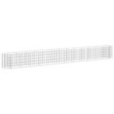 Cumpara ieftin Strat inaltat gabion, 470x50x50 cm, fier galvanizat