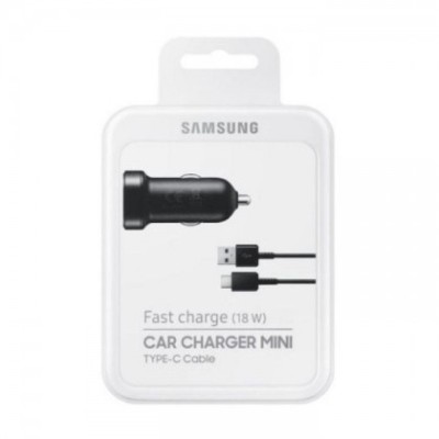 Incarcator Auto cu cablu USB Tip-C Samsung EP-LN930CB, Fast Charge, 1 X USB, Negru, Blister foto