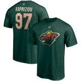 Minnesota Wild tricou de bărbați Kirill Kaprizov #97 Authentic Stack Name &amp;amp; Number - XL, Fanatics Branded