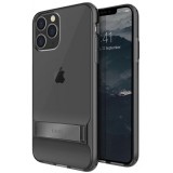 Husa TPU UNIQ Cabrio pentru Apple iPhone 11 Pro Max, Cu suport reglabil, Gri