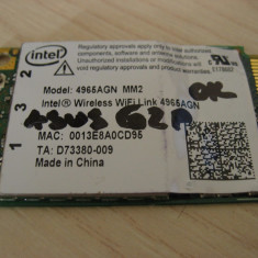 Placa wireless laptop Asus G2P, Intel Wireless WiFi 4965AGN MM2