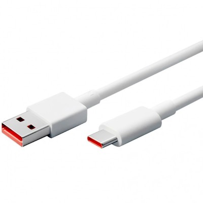 Cablu Date si Incarcare USB-A - USB-C Xiaomi, 65W, 1m, Alb 45010000154S foto