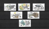FLU 3 - FLUTURI - CEHOSLOVACIA - SERIE NESTAMPILATA MNH
